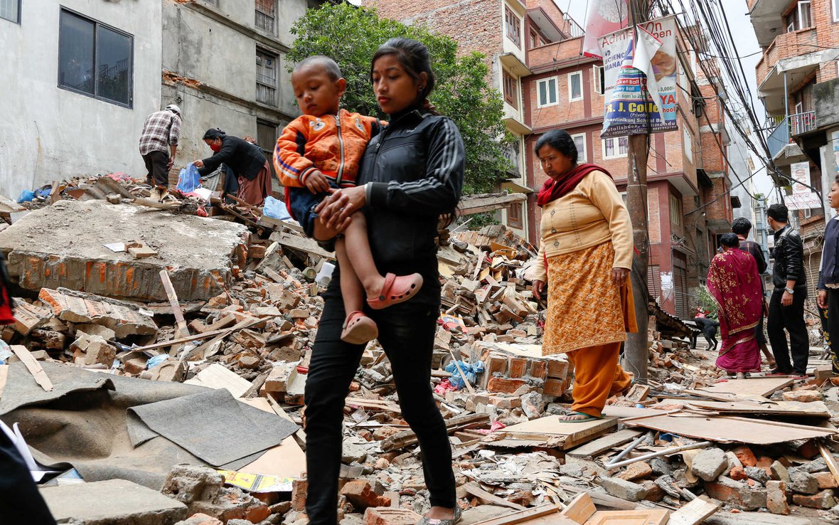 Nepal earthquake Oxfam